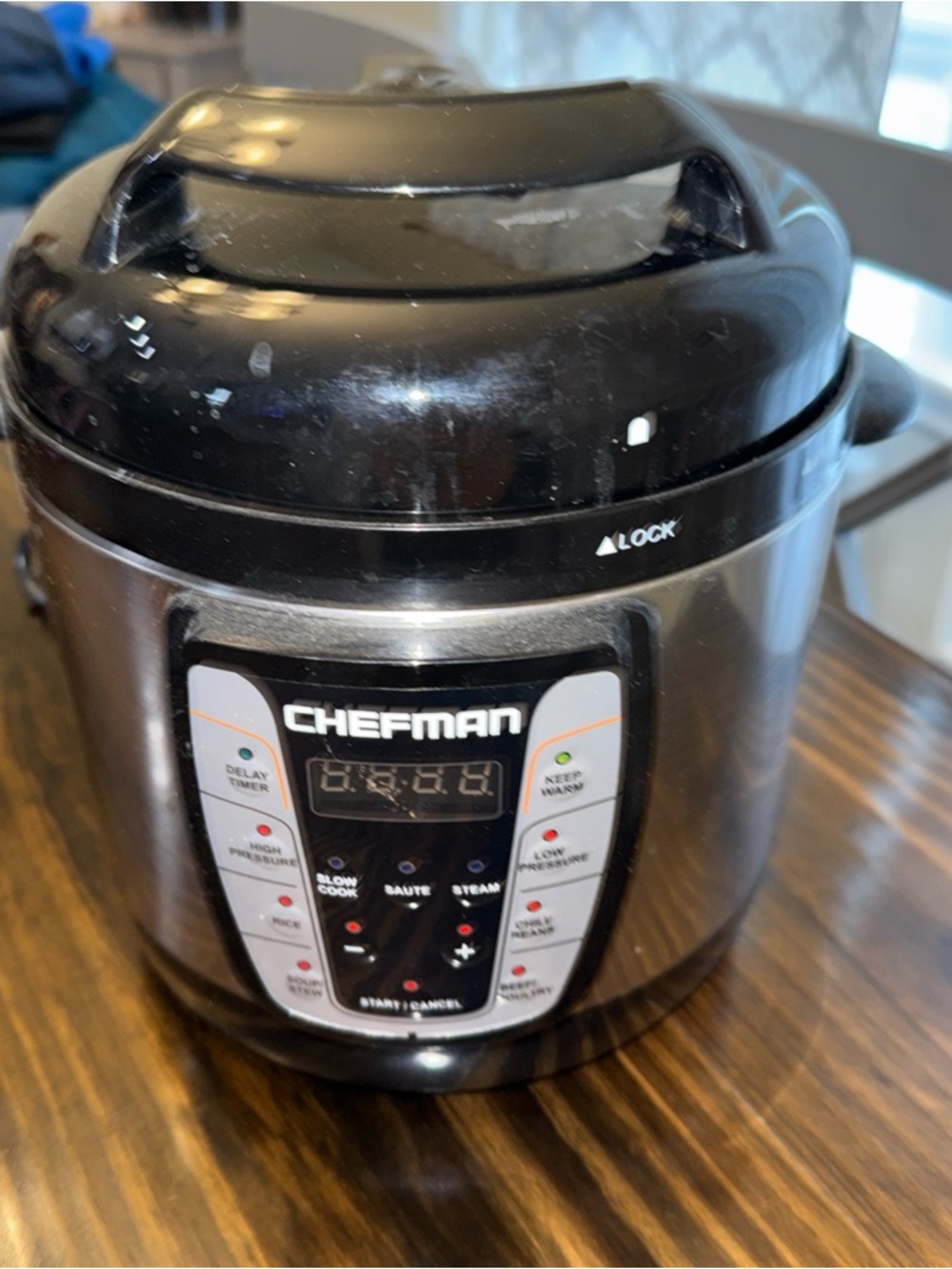 Chefman Black & Stainless Electric Multi-Cooker